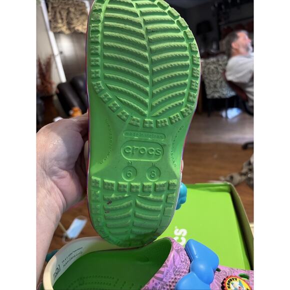 Crocs x The Simpsons "Krusty the Clown" Classic Clog Mens 6 Wmns 8 211107-90H - Picture 9 of 10